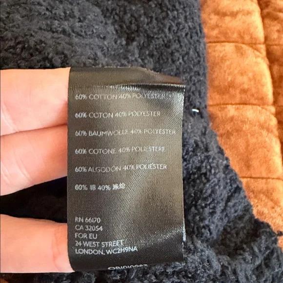 ✨3/$20 Free People Fuzzy Black V-Neck Sweater - Picture 3 of 4